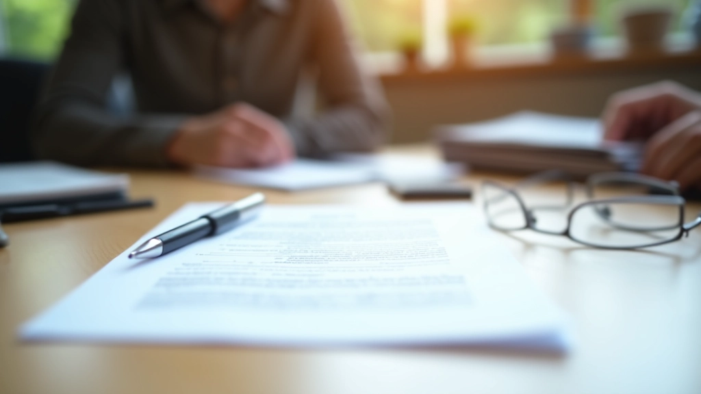 Detailní pohled na hypotační smlouvu s podpisy a razítky